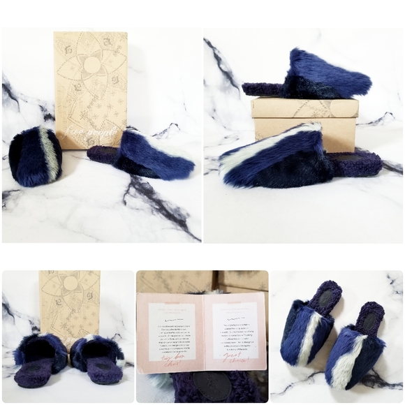 Free People Daylights Slipper in Sapphire Blue - Picture 14 of 15